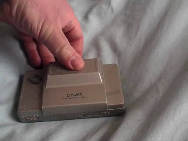 Best Pocket TV made by Citizen 06 TA - YouTube