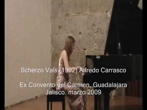 Alfredo Carrasco: Estudio en forma de Vals y Scher...