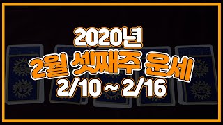 [다원 타로] 2020년 2월 셋째주 한주 운세/ 운세/재물운/연애운/학업운/학교운/직장운/시험운/조언