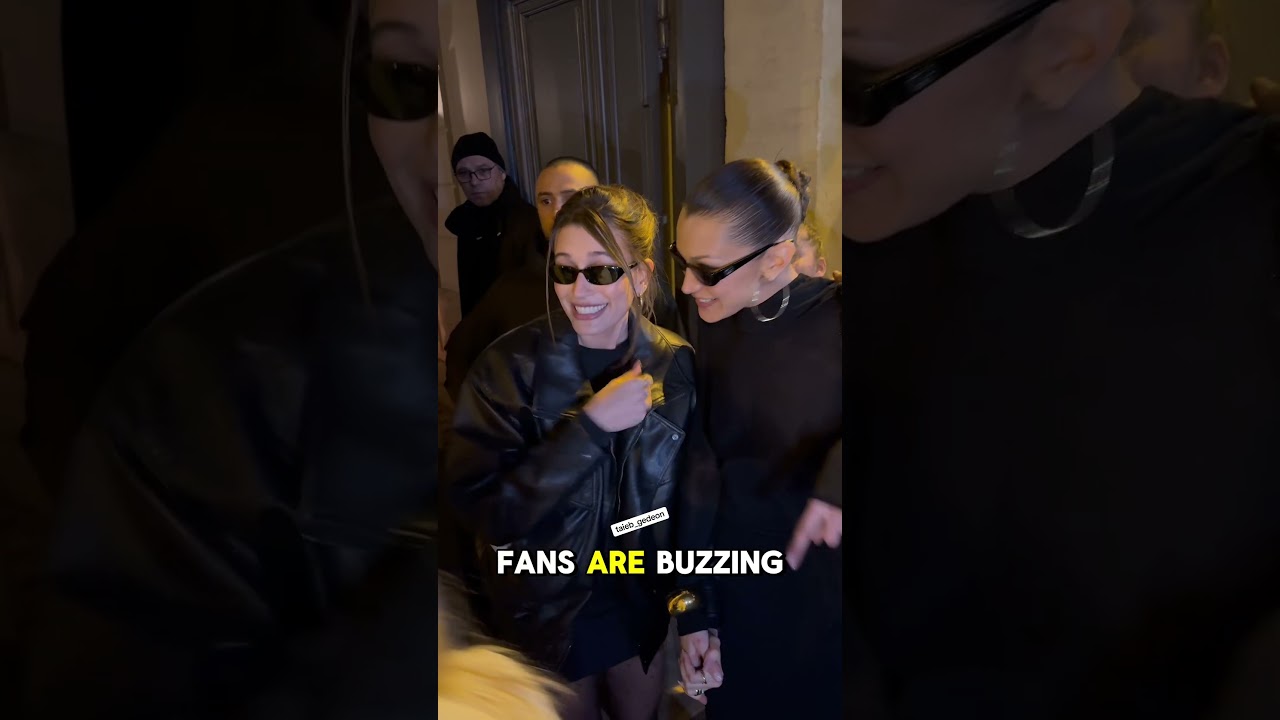 Hailey Bieber & Bella Hadid’s YSL After-Party Exit Goes Viral! 👀✨