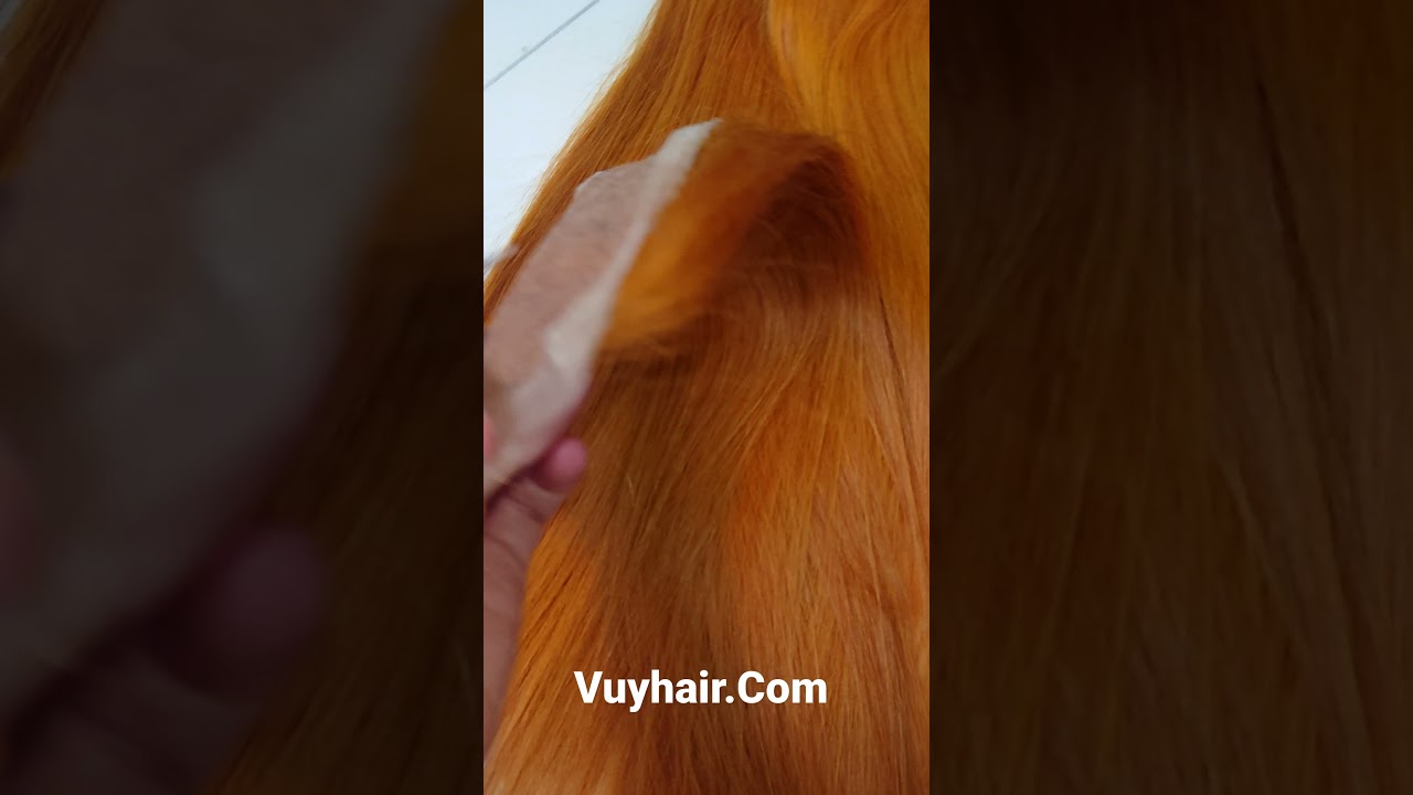 Blue and Orange Hair Extensions - wide 1