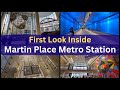 First look inside martin place metro station  sydney metro city  southwest community open day