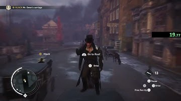 Speed run of AC Syndicate Mission: On The Origin Of Syrup in 1:57