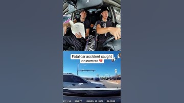 FATAL car accident caught on camera 💔