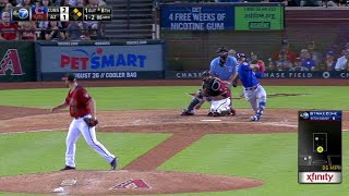 CHC@ARI: Baez smashes a three-run homer off Barrett