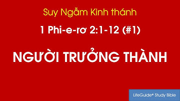 1 Phi-e-rơ 2:1-12 | TRƯỞNG THÀNH | Suy Ngẫm Kinh thánh || LifeGuide Study Bible