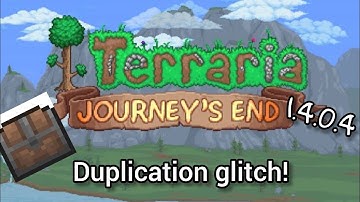 Terraria 1.4.0.4 Solo Duplication Glitch! (PC Only)