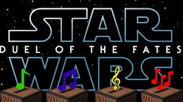 Duel of The Fates minecraft note block song cover