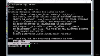 73   The sudo utility