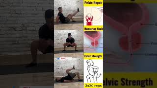 Hamstring & Inner Thigh Workout for Pelvic Strength#shorts #kegelworkout