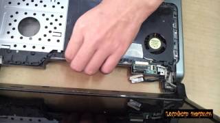 Dell inspiron 1464 Disassembly and fan cleaning laptop repair