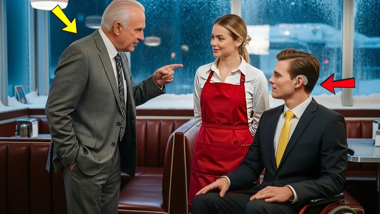 Talk to my deaf son! mocked the arrogant millionaire—but what the shy waitress said