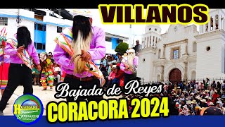 CORACORA 2024 // VILLANOS EN LA BAJADA DE REYES (06 DE  ENERO) CON HUAMANI PRODUCCIONES