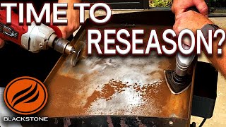 GRIDDLE SURFACE LOOKING ROUGH? HOW TO REMOVE AND RESEASON THE BLACKSTONE GRIDDLE SURFACE