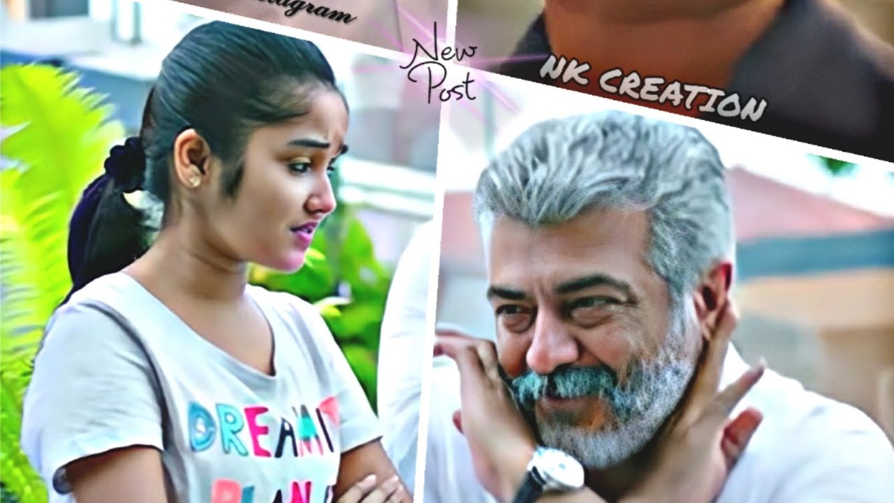 Kannana Kanne Viswasam  Song Whatsapp Status Nee Thoongumbodhu Un Netri Meedhu Song Status 