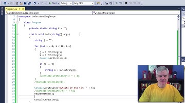 19 Understanding Scope and Utilizing Accessibility Modifiers