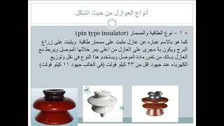 انواع العوازل بالشبكة الكهربية واشكالها المختلف types of insulators جميع اشكال العوازل الكهربية