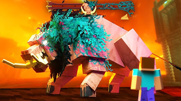 Warped Hoglins in the Nether?! [Mythicmobs x ModelEngine]