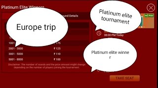Platinum elite tournament | 200000 first prize | rummy circle tournament screenshot 3