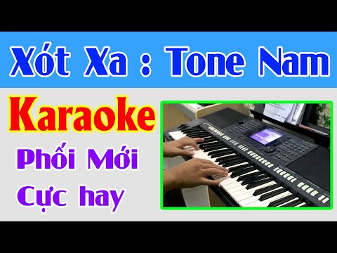 Video Karaoke : Xót Xa Tone Nam - Beat Organ || Karaoke Xuân... - youtube