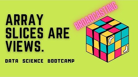 NumPy - #10 - Array Slices are Views and NOT a Copy of Parent Array