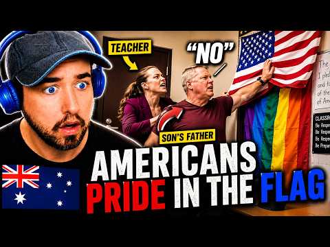 Americans Will ALWAYS Defend Their Flag (AUSSIE REACTION!!)