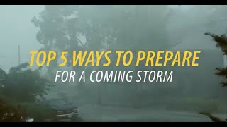 CENTRAL HUDSON'S 5 WAYS TO PREPARE FOR A STORM