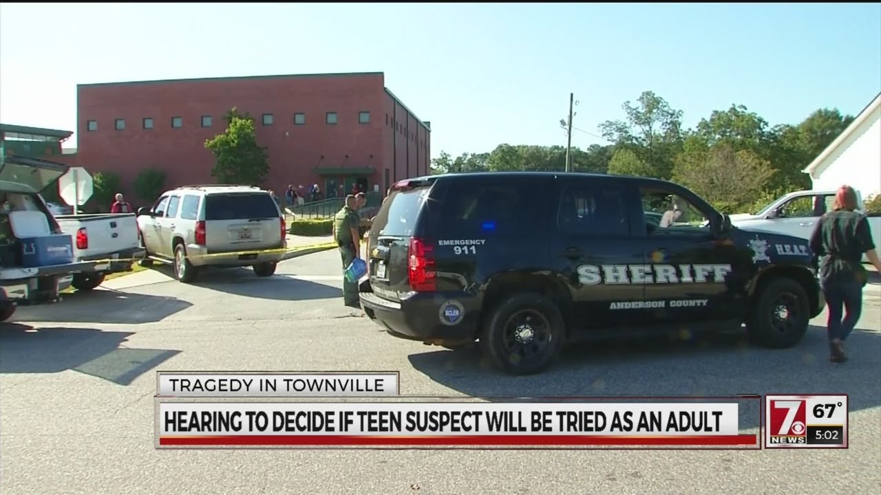Hearing to decide if teen suspect will be tried as adult - YouTube