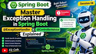 Exception Handling in Spring Boot  @ExceptionHandler & @RestControllerAdvice I Session 14