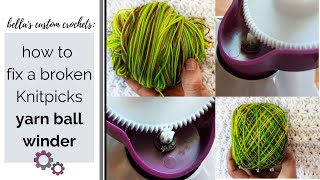 how to use knit picks yarn winder｜TikTok Search