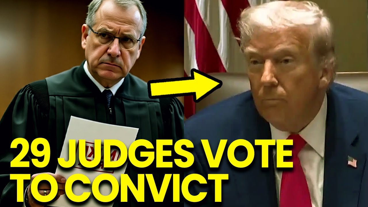 Trump CORNERED as 29 Judges Vote for Conviction GOP PANICS