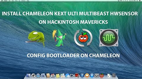 Install Kext Chameleon Multibeast HWmonitor Hackintosh Mavericks
