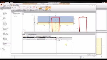 Design a composite bridge beam using IDEA StatiCa