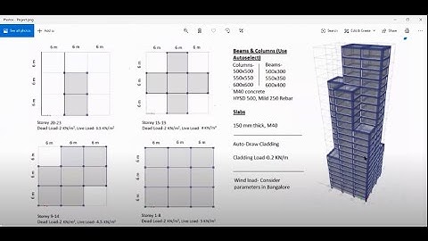 PART 03- ETAB FRAME DEFINE AND LOAD DEFINATION (CSI-ETABS)