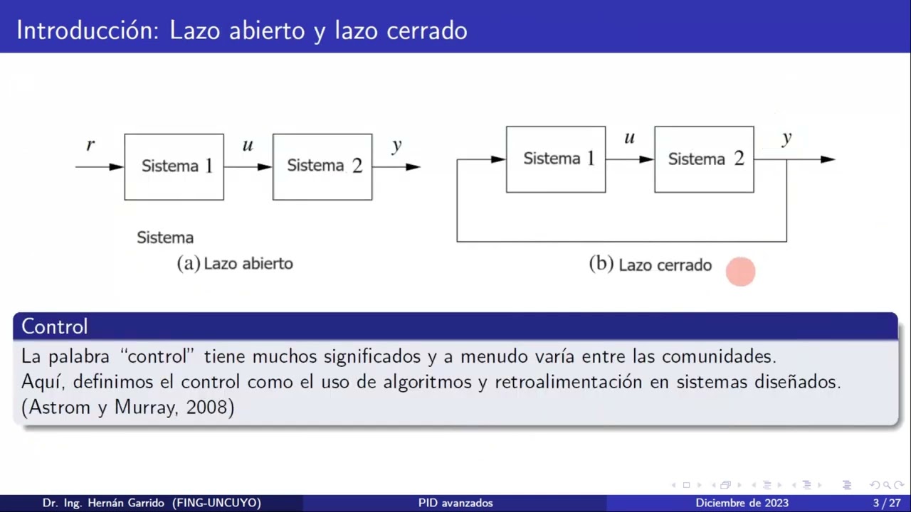 Controladores PID avanzados