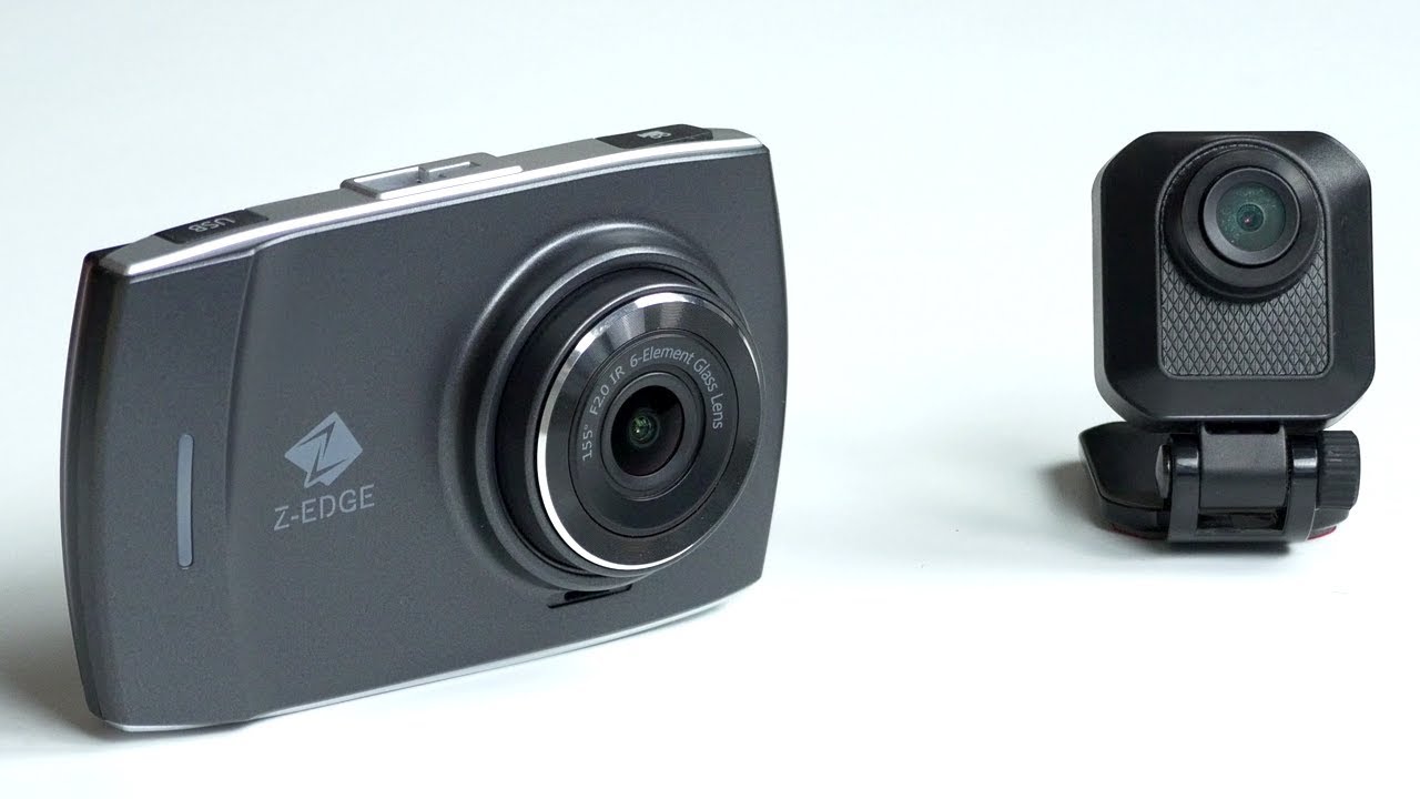 Z-EDGE T4 4-Inch Touchscreen Dual Dash Cam Full HD 1920x1080 Come