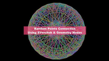 BSX Random Points and Edge Connections in SVerchok and Geometry Nodes