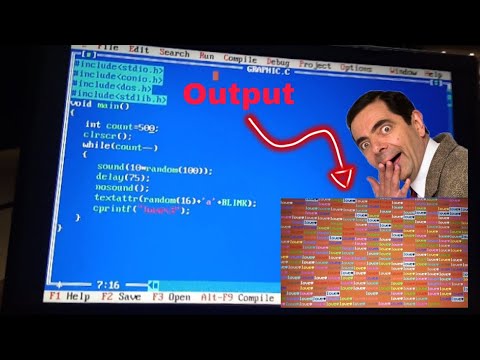 C Program of Animated " I Love You " | Learn Coding | Turbo c/c++ | # ...