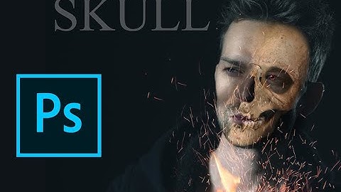 How To Make Half  Zombie Skull Face in Photoshop || Recite by PS Room