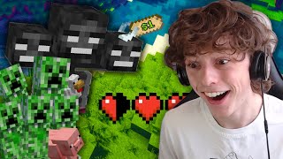 Hardcore Minecraft but my viewers CONTROL MY GAME