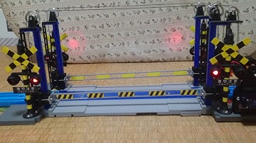 【自作プラレール】自動踏切