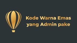 INI KODE WARNA EMAS YANG ADMIN PAKAI di COREL DRAW screenshot 3