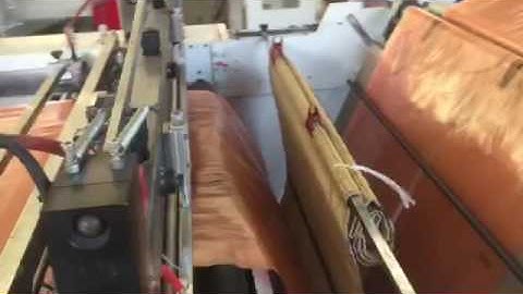Automatic drawstring  garbage bag making machine with  overlap/interleave function