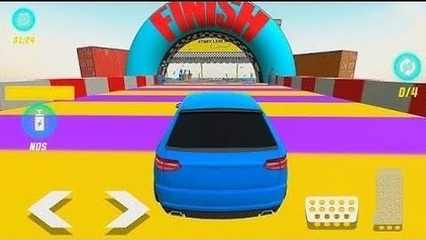 Mega Ramp Robot Car Stunts : New Car Games 2021 - Android Gameplay