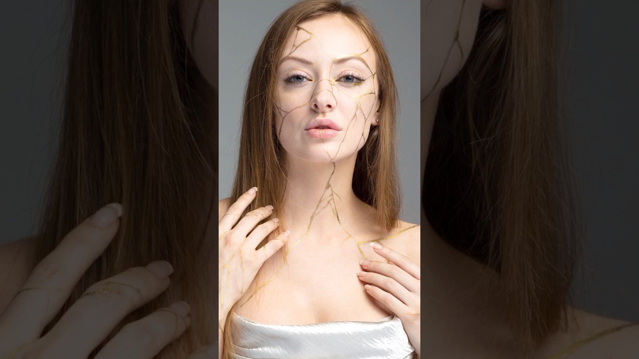 The Art of Precious Scars - A Kintsugi inspired beauty photo by Pedro Bonatto