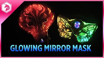 LEARN: Glowing Mirror Mask with Hallowing @adafruit #adafruit