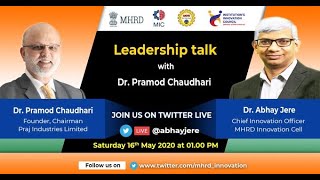 Learn From Leaders || Talk with Dr. Pramod Chaudhari, Founder & Chairman, Praj Industries Ltd