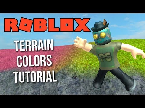 How To Change The Color Of Terrain In Roblox Studio - roblox tutorial colour changing brick