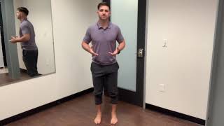 How to stand properly