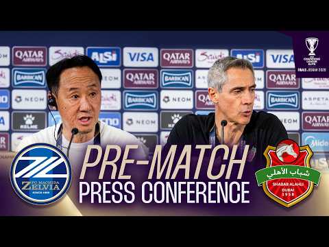 Pre-Match Press Conference | FC Machida Zelvia 🇯🇵 vs Shabab Al Ahli 🇦🇪 | ACL Elite™ Finals Jeddah 26 — football video